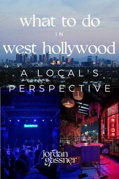 A collage of the Troubadour, Warrior Restaurant and an West Hollywood Skyline overlayed with text: "What To Do in West Hollywood: A Local's Perspective" Los Angeles Honeymoon, Night Life Los Angeles, What To Do In Hollywood California, West Hollywood Outfit Night, West Hollywood Things To Do In, Things To Do In Hollywood California, West Hollywood Aesthetic, Hollywood Things To Do, Hollywood Travel