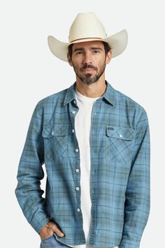 Made from 100% lightweight and breathable palm straw, it provides excellent sun protection with a 50+ UPF coverage. With a brim length of 4.25" and a crown height of 4.5", it offers a classic cowboy hat silhouette. The hat ensures a customizable fit with an adjustable strap hidden beneath the inner sweatband, making it comfortable for various head sizes. Its light stiffness makes it ideal for everyday wear, allowing for easy shaping and durability. It is finished with a 100% genuine leather band Casual Sun Hat For Rodeo, Casual Flat Brim Sun Hat In Toquilla Straw, Casual Toquilla Straw Sun Hat With Flat Brim, Casual Toquilla Straw Hat For Rodeo, Casual Curved Brim Sun Hat For Rodeo, Casual Straw Hat For Rodeo, Casual Fedora For Rodeo, Casual Fedora Panama Hat For Rodeo, Casual Brimmed Sun Hat For Rodeo