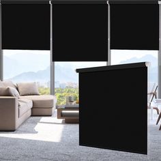 PRICES MAY VARY. [ 100% BLACKOUT ] LUCKUP Roller shades blind, blocking 100% sunlight. Our Blackout window blinds not only protect the privacy of you and your family, but also protect your furnitures. Our shade blind features a simple & modern look suitable for various decoration styles. [ EXCELLENT MATERIAL ] The roller blinds Roller shade is 100% Polyester Fabric +Reinforce Thermal Insulated Coating. This material balances the temperature, maintains the indoor temperature during the summer, an Blackout Window Blinds, Light Filtering Blinds, Window Blinds And Shades, Cordless Roller Shade, Vinyl Blinds, Window Roller Shades, Blackout Roller Shades, Zebra Blinds, House Remodeling