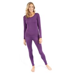 Matching with others for those special family occasions is seamless in the Women’s Two Piece Thermal Pajamas, all while wearers receive the utmost comfort. The numerous cozy qualities such as the polyester and spandex blend help provide an overall warm feeling, perfect for either sleeping or lounging around the house. Outfits consist of a long-sleeved shirt and breathable bottoms, with sizes ranging from X-Small to X-Large. There are also numerous designs to choose from such as dark purple and m Solid Color Stretch Sleepwear With Soft Touch, Stretch Sleepwear With Soft Touch, Fitted Solid Color Sleepwear For Lounging, Fitted Solid Sleepwear For Lounging, Solid Color Seamless Sleepwear For Relaxation, Seamless Solid Color Sleepwear For Relaxation, Fitted Winter Sleepwear For Relaxation, Fitted Sleepwear For Winter Relaxation, Fitted Purple Loungewear Sets