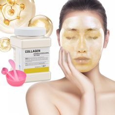 PRICES MAY VARY. 【COLLAGEN JELLY MASK POWDER】- The main ingredient of jelly mask powder is hydrolyzed collagen. Collagen is a key component of the skin's structure, providing elasticity and firmness. We care about your skin. This hydrogel mask powder is made up of skin-friendly natural ingredients, No Preservatives, Paraben Free, No Mineral Oil, Cruelty-Free. 【HOW TO USE JELLY MASK POWDER】- Recommended 4 spoons of powder with 3 spoons of water / 4:3 ; 3 spoons of powder with 3 spoons of water ,y Hydrojelly Mask, Collagen Jelly, Hydrogel Mask, Esthetician Supplies, Face Mask Skin Care, Fade Acne Marks, Jelly Mask, Mask Powder, Moisturizing Face Mask