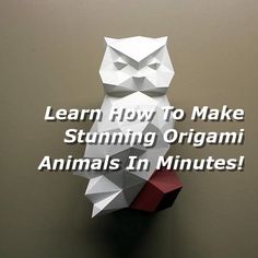 Discover the art of creating stunning origami animals with our easy step-by-step guide! From cute pandas to majestic swans, learn how to fold intricate designs in minutes. Perfect for beginners and seasoned crafters alike, unleash your creativity with origami animals. Start crafting today! Cute Pandas, Origami Owl, Cute Panda