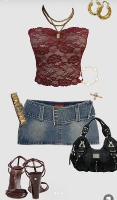 Hoochiemama Aesthetic Outfit, Y2k Concert Outfit, Fuerza Regida Concert Outfit, Tara Yummy Outfits, Y2k Outfits Grunge, Yummy Aesthetic, Tara Yummy, 2000s Fashion Outfits, Looks Street Style