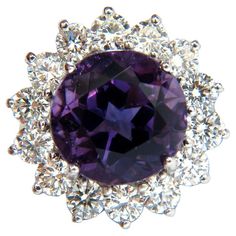 Luxury Purple Rings Gia Certified, Luxury Purple Gia Certified Rings, Luxury Purple Gemstones With Halo Setting, Gia Certified Purple Diamond Jewelry, Formal Purple Amethyst Ring With Vvs Clarity, Formal Purple Round Cut Gemstones, Formal Purple Brilliant Cut Gemstones, Gia Certified Purple Jewelry For Anniversary, Gia Certified Purple Jewelry For Anniversaries