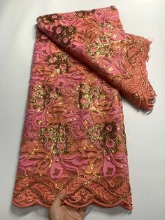 elevate your designs with our exquisite Lace Fabric. this  lace fabric is perfect for wedding gowns, evening dresses, and other special occasion outfits. Explore our collection now and unleash your creativity. Glamorous Fitted Pink Dupatta, Elegant Fitted Dupatta With Lace Work, Elegant Fitted Lace Work Dupatta, Elegant Embroidered Fabric Dupatta, Elegant Lace Dupatta For Party, Gold Lace Work Dress For Festive Occasions, Festive Elegant Lace Sequin Fabric, Festive Gold Dress With Lace Work, Festive Elegant Sequin Lace Fabric