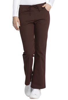 PRICES MAY VARY. Women's mid rise, moderate flare leg pant Back elastic waistband Scrubs For Women, Drawstring Cargo Pants, Knit Pocket, Dickies Scrubs, Dickies Women, Safety Clothing, Flare Leg Pants, Dark Khaki, Cargo Pant