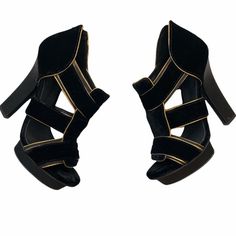 Brand Tori Burch Style Strappy Platform Heels. Platform Heels. Material Suede/ Genuine Leather. Color Black Size 8m Nwt. Excellent Condition Strappy Platform Heels, Tori Burch, Heels Platform, Tory Burch Shoes, Platform Heels, Black Suede, Suede Leather, Tory Burch, Black Color