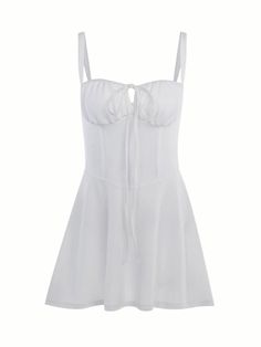 The Hazel Corset Mini Dress in White is ideal for any occasion. It's sexy, yet romantic and cute, with a drawstring chest, A-Line silhouette, and corset style. Perfect for a day out or a night on the town, this dress from Good Girl Things will transform your look from day to night in a snap! Hazel Corset Mini Dress in White Sexy Romantic Cute Drawstring Chest A-Line High Waist Corset Good Girl Things - Day to Night Collection White Fitted Cami Suspender Dress, Spaghetti Strap Mini Dress With Cutout For Date Night, Chic Mini Suspender Dress In Solid Color, Solid Suspender Dress With Straps For Date Night, Chic Fitted Suspender Dress In Solid Color, Casual Fitted Solid Suspender Dress, Casual Fitted Suspender Dress, Casual Fitted Solid Color Suspender Dress, Chic Ruched Suspender Mini Dress