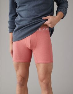 AEO Solid 6" Classic Boxer Brief Sporty Cotton Activewear Multi-pack, Stretch Cotton Athleisure Boxer Briefs, Stretch Cotton Boxer Briefs In Athleisure Style, Stretch Cotton Boxer Briefs Athleisure Style, Athleisure Cotton Boxer Briefs For Loungewear, Cotton Athleisure Boxer Briefs For Loungewear, Sporty Cotton Boxer Briefs For Workout, Comfortable Stretch Cotton Boxer Briefs, Casual Cotton Boxer Briefs For Workout