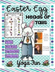 an easter egg poster with the words, eggs or tails and a bunny on it