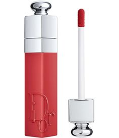 What It Is:A long wear transfer-proof semi-matte lip tint made with 95% natural-origin ingredients and infused with cherry oil for 24-hour hydration.What It Does:Dior Addict Lip Tint is formulated to fuse with the lips&#x2C; delivering 12 hours of transfer-proof wear with a bare lip feel. The foam applicator offers the precision of a lip liner and gives an even finish in one sweep. Available in a bold palette of semi-matte colors to fla Dior Addict Lip Tint, Dior Lip, Natural Tea, Dior Addict Lip, Bare Lip, Lip Cosmetics, Natural Teas, Dior Beauty, Dior Addict