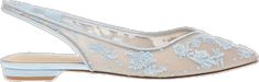 RENN LIGHT BLUE - SHOES - Betsey Johnson Women's Flats, Pointed Toe Flats, 5 Inch Heels, Sling Back, Toe Designs, Say Goodbye, Womens Flats, Unique Style, Embellishments