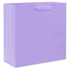 a purple shopping bag on a white background