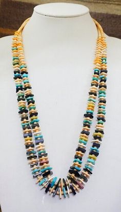 Native American Beaded Jewelry, Western Jewelry Necklace, Nice Necklaces, Authentic Turquoise Jewelry, Navajo Art, Sundance Jewelry, Stone Necklaces, Eagle Rock, Zuni Jewelry