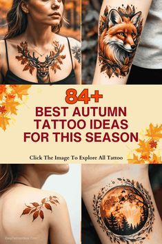 the best autumn tattoo ideas for this season, click the image to explore all tattoos