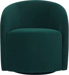 a green chair that is sitting in front of a white background