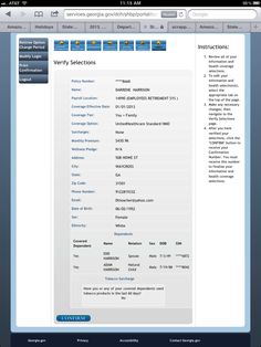 an image of a web page with many options