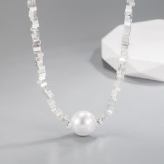 Color: Pearl Small Pieces of Silver Necklace Fashion Element: null Style: Sweet and Cool Style Necklace Fashion, Watch Necklace, Pearl Pendant, Ring Bracelet, Earring Necklace, Womens Necklaces, Cool Style, Silver Necklace, Necklaces