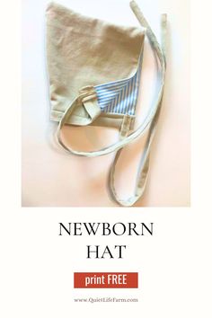 the new born hat is on display in this advertisement