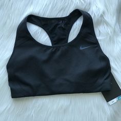 Nwt Nike Women's Sports Bra. High Impact Shape Gives Extra Support. Dri-Fit Stay Cool Technology The Racerback Mesh Design Light Padding For Shape And Added Support. *Short Not Included Nike Solid Sports Bra For Sports, Nike Racerback Sportswear, Nike Fitted Sports Bra For Running, Nike Fitted Running Sports Bra, Nike Fitted Activewear For Running, Nike Racerback Medium Support Activewear, Nike Sporty Racerback Sports Bra, Nike Stretch Activewear For Sports Season, Nike Solid Color Sports Bra