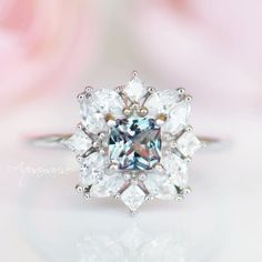 Popular Engagement Rings, Alexandrite Ring, Sterling Silver Engagement Rings, Wedding Ring Designs, Alternative Engagement Rings, June Birthstone, Silver Engagement Rings, Pink Gemstones, Anniversary Gift For Her