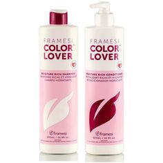 Framesi Color Lover Moisture Rich Shampoo and Conditioner (16.9 oz DUO SET) Moisturizing Hair Kit Moisture Rich Shampoo & Conditioner Set! Indulge your hair with a daily dose of a unique compound rich with Quinoa, the ultimate in luxury plant extracts. Keep hair color fabulous 95% longer and doused in rich moisture. Give the moisture your hair craves and infuse it with incredible shine and softness. Color Lover Moisture Rich Shampoo & Conditioner Set 1 - 16.9 oz. Shampoo 1 - 16.9 oz. Conditioner Revlon Colorsilk, Moisturizing Hair, Hair Kit, Long Hair Color, Permanent Hair Color, Moisturize Hair, Shampoo Conditioner, Dry Shampoo, Shampoo And Conditioner