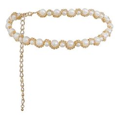 PRICES MAY VARY. -This waist chain is made of faux pearls, simple and classic. After strict manufacturing process, the surface is smoother. -Whether it is daily wear or any occasion, you will become an unforgettable beauty. Very suitable for dance parties, art-themed parties. -The artificial pearl waist chain will be a great holiday gift, graduation gift, birthday gift, Valentines day gift and Christmas gift. -With a simple design concept and elegant faux pearl decoration, this gift will give yo Elegant Beaded Waist Chain As A Gift, Elegant Adjustable Beaded Waist Chain, Elegant Gold Pearl Chain Belt, Elegant Chain Belt For Gift, Elegant White Waist Chain, Elegant White Pearl Waist Chain, Body Chain Fashion, Pearl Waist Chain, Chain Waist Belt