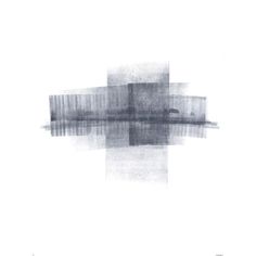 a black and white photo with an abstract design