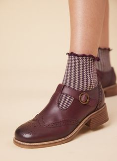 Grenoble Leather T-Bar Brogues - Oxblood Chunky Brogues, Patent Leather Mary Jane Shoes, Leather Mary Jane Shoes, Oxblood Leather, T Bar Shoes, Oxblood Red, Soft Classic, Stil Inspiration, Birthday List