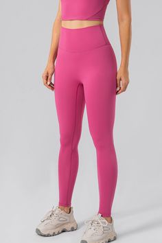 High Waist Wide Waistband Active Leggings - Leggings - FITGGINS Compressive Breathable Tights For Gym, Breathable Compressive Gym Tights, Breathable Compressive Tights For Gym, High Waist Micro-elastic Yoga Pants For Training, Breathable Micro-elastic Athleisure Leggings, Compressive Breathable Sports Leggings, Breathable Compressive Sports Leggings, Versatile Breathable Solid Color Leggings, Breathable High Stretch Activewear Long Pants