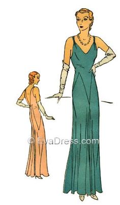 1930 Dress, 1930s Dress, Cute Coats, Gown Pattern, Motif Vintage, Floor Length Skirt, Vintage Gowns, 1930s Fashion, Silk Charmeuse