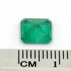 Natural emerald. Shape: rectangular emerald cut. Color: green. Clarity: semi-transparent. Origin: Brazil. All our gems are natural. Weight: 1.45 ct. Dimensions: 7.65 x 6.64 x 3.88 mm. Sent with UPS or FedEx. Import duties and taxes are included in the item price. We can make the jewel that you want with this gem or with other gems, we have more in stock. Contact us. Classic Green Emerald Ring With Rectangular Stone, Classic Emerald Cut Emerald Gemstones, Rectangular Green Emerald Ring For May Birthstone, Emerald Cut Green Emerald Necklace, Green Emerald Cut Diamond Necklace, Green Emerald Cut Gemstones For May Birthstone, Emerald Cut Green Gemstones For May Birthstone, Emerald Cut Green Emerald Necklace For May Birthstone, Formal Emerald Cut Green Emerald Necklace