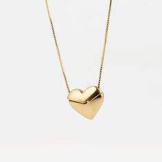 Discover the essence of pure love with Rachel Galley's Secret Heart Necklace. This exquisite piece features a hidden design that beautifully captures the magic of unconditional love. Crafted from high-quality 9K gold, it’s a timeless symbol of enduring affection.Weight 1.72 gramsSize 20 inches Timeless Polished Jewelry For Valentine's Day, Valentine's Day Necklace With Box Chain And Heart Pendant, Valentine's Day Gift Heart Necklace With Box Chain, Yellow Gold Heart Necklace Gift For Her, Classic Double Heart Necklace With Polished Finish, Elegant Heart Necklace With Box Chain, Gift Heart Pendant Jewelry With Box Chain, Luxury Double Heart Necklace For Gift, Yellow Gold Heart Necklace For Her