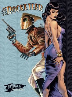 The Rocketeer Treasury Edition (Jetpack Comics Exclusive Edition) (Rocketeer): Dave Stevens: Amazon.com: Books Dave Stevens, Arte Pulp, Jet Pack, Bettie Page