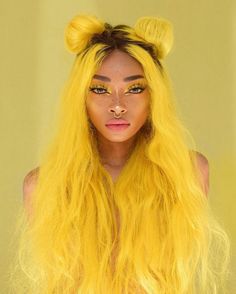 Portraits Reference, Pretty Hair Color, Penteado Cabelo Curto, Yellow Hair, Creative Hairstyles, Hair Dye Colors, Hair Inspo Color, Cool Hair Color