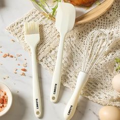 Simple Silicone Baking Tool Set Baking Utensils Tools, Kitchen Wear, Cooking Spatula, Baking Utensils, Kitchen Ware, 2024 Christmas, Cookware Sets, Baking Accessories, Professional Chef