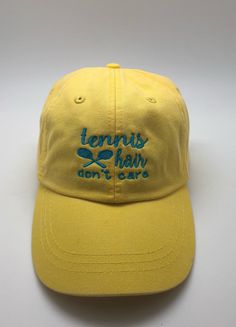 Hats Shown: #1: Lemon Hat with 1100 Turquoise Thread #2: Lemon Hat with 1256 Navy Thread Add text to the back of your cap: https://www.etsy.com/listing/512387337/back-of-cap-text-add-on?ga_search_query=cap+back&ref=shop_items_search_1 Standard shipping arrives via USPS First Class Mail and typically arrives within 4-5 days of shipment. Want to upgrade your shipping to priority?: https://www.etsy.com/listing/528855379/upgrade-to-priority-shipping?ga_search_query=priority+shipping&ref=shop Tennis Hair, Wilmington Nc, Handmade Hat, Add Text, Brass Buckle, Trucker Cap, Baseball Cap, Baseball Hats, Tennis