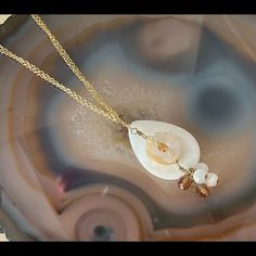 Double Gold Chain With Mother Of Pearl Teardrop Pendant Double Gold Chain, Cat Necklace Silver, Cookie Lee Jewelry, Pearl Necklace Gold, Abstract Pendant, Floral Statement Necklace, Double Necklace, Mother Of Pearl Necklace, Silver Heart Pendant