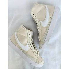 Brand New With Box / No Box Top - Size: 6 Women's - Same Day Shipping - All My Footwear / Apparel Is 100% Nike Authentic - Firm Price Thank You! Cream Blazers Shoes, Nike Blazer Mid 77 Womens, Colorful Blazers Nike, Nike Blazera, Aesthetic Blazers Nike, Cute Blazers Nike, Brown Nike Blazers, Nike Blazers Mid 77's, Nike Blazer Mid 77 Aesthetic