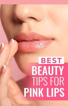 Tips For Pink Lips, For Pink Lips, Lip Tips, Fitness Hacks, Serum Anti Age, Beauty Hacks Lips, Lip Care Routine, Healthy Lips, Lip Beauty