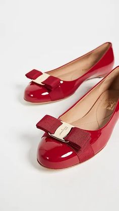 FERRAGAMO Vara Low Heel Pumps | Shopbop 2023 Shoes, Madame Red, 2024 Shoes, 2020 Shoes, Cut Shoes, Trending Womens Shoes, Shoe Wardrobe, Ferragamo Shoes, Pretty Shoes