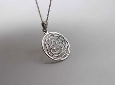 Rose of Venus 925 Sterling Silver - Sacred geometry Pendant - Flower of Life ▶ Silver (925) ▶ Options: White,Rose,Yellow ABOUT NECKLACE Handmade with Silver. You can order this  Rose of Venus  necklace with 3 different color options, 5 different necklace length options and free  shipping to the all-around the world. What is 925 Silver ? Sterling silver, also known as 925 sterling silver, is a metal alloy used in jewelry. Traditionally, it is 92.5% silver (Ag), and 7.5% copper (Cu). Occasionally, Venus Necklace, Rose Yellow, Flower Of Life, Sacred Geometry, Sterling Silber, Handmade Necklaces, Pendant Necklaces, Selling On Etsy, Jewelry Necklace Pendant