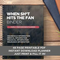 Never Be Blindsided By Crisis Again: The Family Emergency Planner That Puts Preparedness in Your Hand THIS IS A DIGITAL, PRINTABLE GUIDE. You will NOT receive a shipment in the mail. You must download this planner and complete it.  You'll receive 3 PDF downloads: 1. Thank you form with instructions 2. Checklist of items you'll need to gather to complete your binder 3. The binder itself ⚠️ Chaos happens. Whether it's a sudden illness, a natural disaster, or even a lost cell phone, being caught of Prepper Binder, Emergency Preparedness Binder, Family Planner Printables, Family Emergency Binder, Crisis Protocol, Emergency Binder, Emergency Bag, Family Safety, Family Emergency