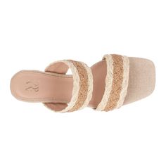 Shift into neutral with the Fala sandal, featuring beige and ivory raffia straps that make it an essential piece for mixing and matching with your wardrobe. The square-toe shape adds a contemporary touch, keeping you on-trend while maintaining timeless style. Perfect for pairing with a variety of outfits, from casual jeans to elegant dresses, the Fala sandal seamlessly blends versatility and sophistication. Elevate your look effortlessly with this chic and neutral sandal, ideal for any occasion. Elegant Beige Straw Sandals, Elegant Beige Heels For Vacation, Elegant Cream Sandals For Vacation, Spring Beige Sandals With Woven Sole, Beige Sandals With Woven Sole For Spring, Chic Cream Heels In Straw Material, Chic Cream Straw Heels, Cream Open Toe Straw Heels, Cream Straw Open Toe Heels