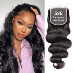 PRICES MAY VARY. 【Top Grade Hair Material】100% unprocessed Brazilian virgin human hair 5x5 lace closure,cut from young girl donor directly, one-direction cuticle; Feels soft and smooth without shedding or tangles,Can be bleached,dyed,curled or restyled 【Lace Closure Advantage】100% Hand Tied lace closure with small single knots,looks very natural. Transparent color swiss lace blends perfectly with all skin tones; Soft and thin lace,more invisible and comfortable to wear,no bleached knots 【Deep Pa Closure Sew In, Hair Frontal, Invisible Lace, Lace Frontal Closure, Frontal Closure, Hair Closure, Bleach Dye, Body Wave Hair, Wave Hair