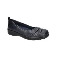 Manufacturer: Easy Street Size Origin: US Style Type: Flats Shoes Collection: Easy Street Closure: Material: Man Made Fabric Type: Faux Leather Sku: BH5673071 Size: 8.5.  Color: Blue.  Gender: female.  Age Group: adult. Slip On Flats, Easy Street, Shoes Collection, Flats Shoes, Blue Gender, Leather Slip Ons, Shoe Collection, Shoes Women Heels, Gender Female