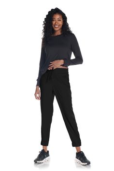 Make steady progress with the Trek Stretch Woven Pant. Designed from our technical, woven fabric, these sleek, 4-way stretch pants are so good for every day. Product Details: 4-Way Stretch Woven Fabric Quick-Drying Elastic Waistband with Drawstring Folded Elastic Cuffs Relaxed Fit Side Pockets to Hold Essentials 28” Inseam Fabric Contents: 88% Polyester 12% Spandex 4-Way Stretch Woven Model Is Wearing Size XS: Height: 5’8” (173cm) Bust: 32” (81cm) Waist: 24” (61cm) Stretch Cargo Pants With Elastic Waistband For Workout, Versatile Stretch Pants With Drawstring, Athleisure Cargo Pants With Elastic Side Panels, Versatile Stretch Cargo Pants For Loungewear, Versatile Stretch Sweatpants With Drawstring, Sporty 4-way Stretch Cargo Pants With Elastic Waistband, Versatile Stretch Joggers With Side Pockets, Athleisure Straight Cargo Pants With Elastic Waistband, Stretch Ankle-length Cargo Pants For Loungewear