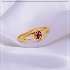 "Ruby Ring For Women And Girls In 14k Solid Gold Handmade Ring,Solitaire Ring, July Birthstone Ring Marquise Shape Ring Engagement Gift -------------------------------------------------------------------------------------------------------------------------------------------------------------------------- ★PRIMARY STONE DETAILS ★ * STONE NAME:- Ruby * STONE SHAPE:- Marquise * STONE SIZE:- 6x3 mm * STONE WEIGHT:- 0.45 Carat ✔✔On Customer Demand We Offer Certificate Also. ✔✔Our Jewelry Will Not Tu Yellow Gold Polished Crystal Promise Ring, Gold Plated Birthstone Ring For Promise, Yellow Gold Crystal Ring With Polished Finish For Promise, Yellow Gold Crystal Promise Ring With Polished Finish, Gold Marquise Emerald Ring In 14k Gold, Yellow Gold Ruby Rings With Bezel Setting, Gold Rings With Gemstone For Promise, Gold Plated Birthstone Ring For Promise Occasion, Gold Plated Gemstone Wedding Rings