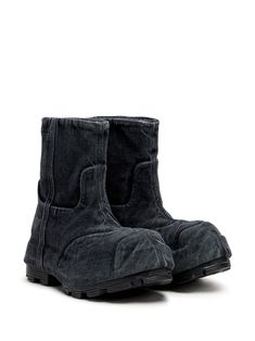 Find DIESEL D-hammer Md Chelsea Denim Boots on Editorialist. black cotton blend washed denim round toe ankle-length chunky rubber sole Casual High Ankle Denim Boots, Winter 2023 Runway, Diesel Boots, Diesel Denim, Denim Boots, Black Chelsea Boots, Denim Shoes, Chunky Boots, Sneakers Men Fashion