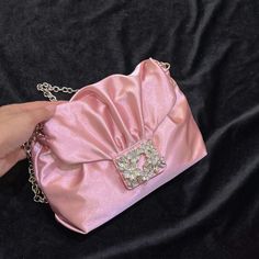 Product information: Lining texture: Polyester Color: Rose red, pink, black Outer bag type: Three-dimensional pocket Hardness: soft Suitcase shape: square vertical model Bag internal structure: mobile phone bag, file bag Popular elements: Diamonds Number of shoulder straps: Single Packing list: Cross body bag * 1 Product Image: Square Evening Bag, Portable Pink Square Bag, Chic Pink Mobile Phone Bag, Trendy Evening Phone Pouch Bag, Trendy Evening Pouch Phone Bag, Pink Crossbody Shoulder Bag For Party, Pink Square Pouch For Daily Use, Pink Portable Rectangular Shoulder Bag, Pink Mobile Phone Box Bag Gift